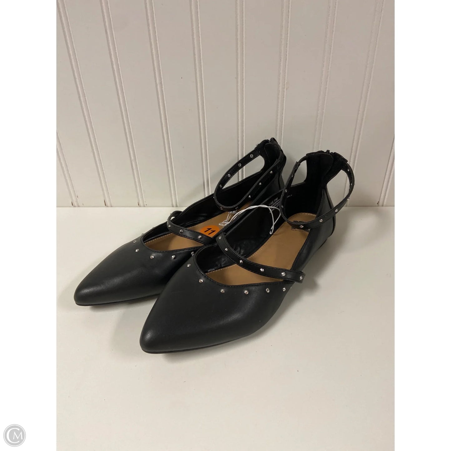 Shoes Flats By Report In Black, Size: 11