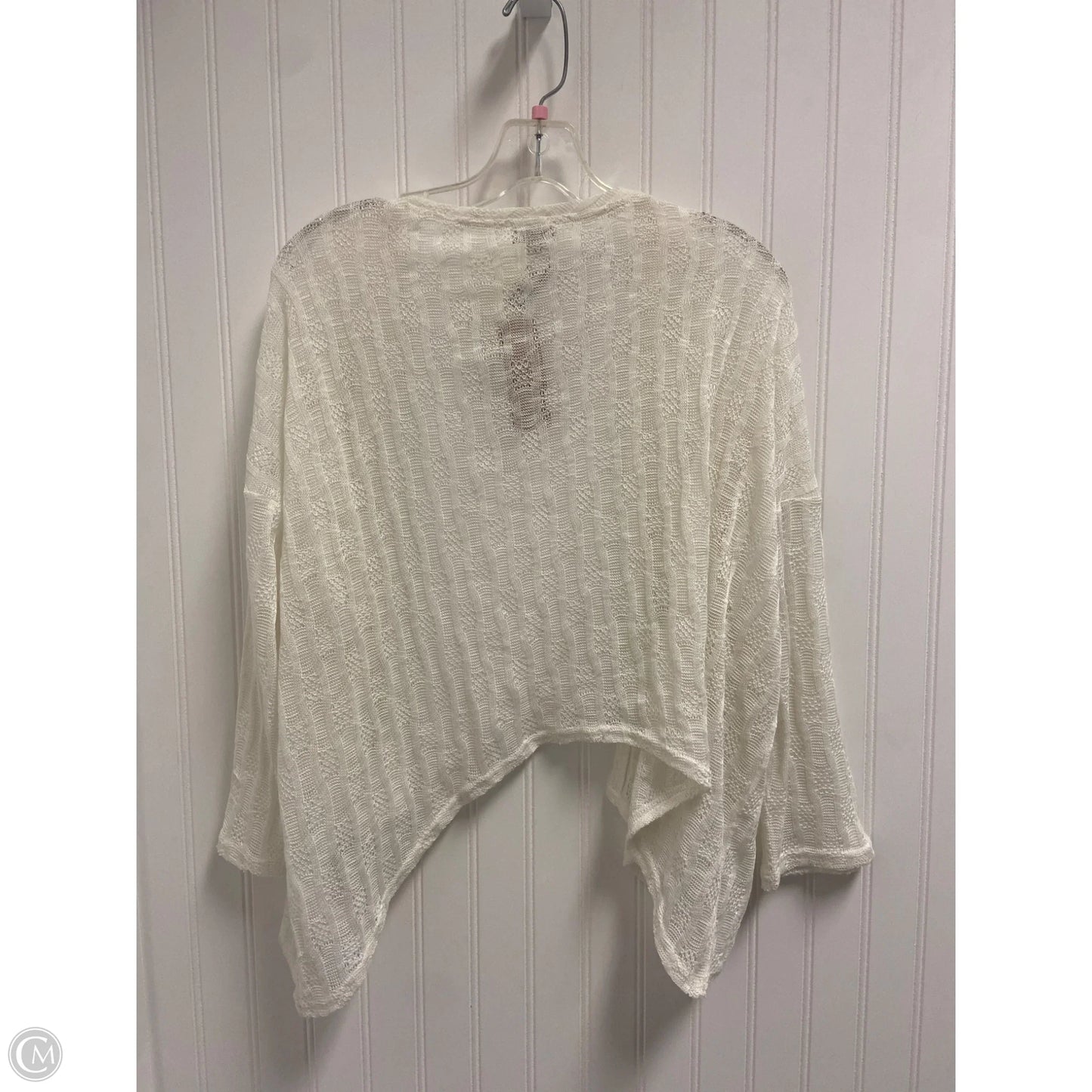 Sweater Cardigan By Cremieux In Cream, Size: M