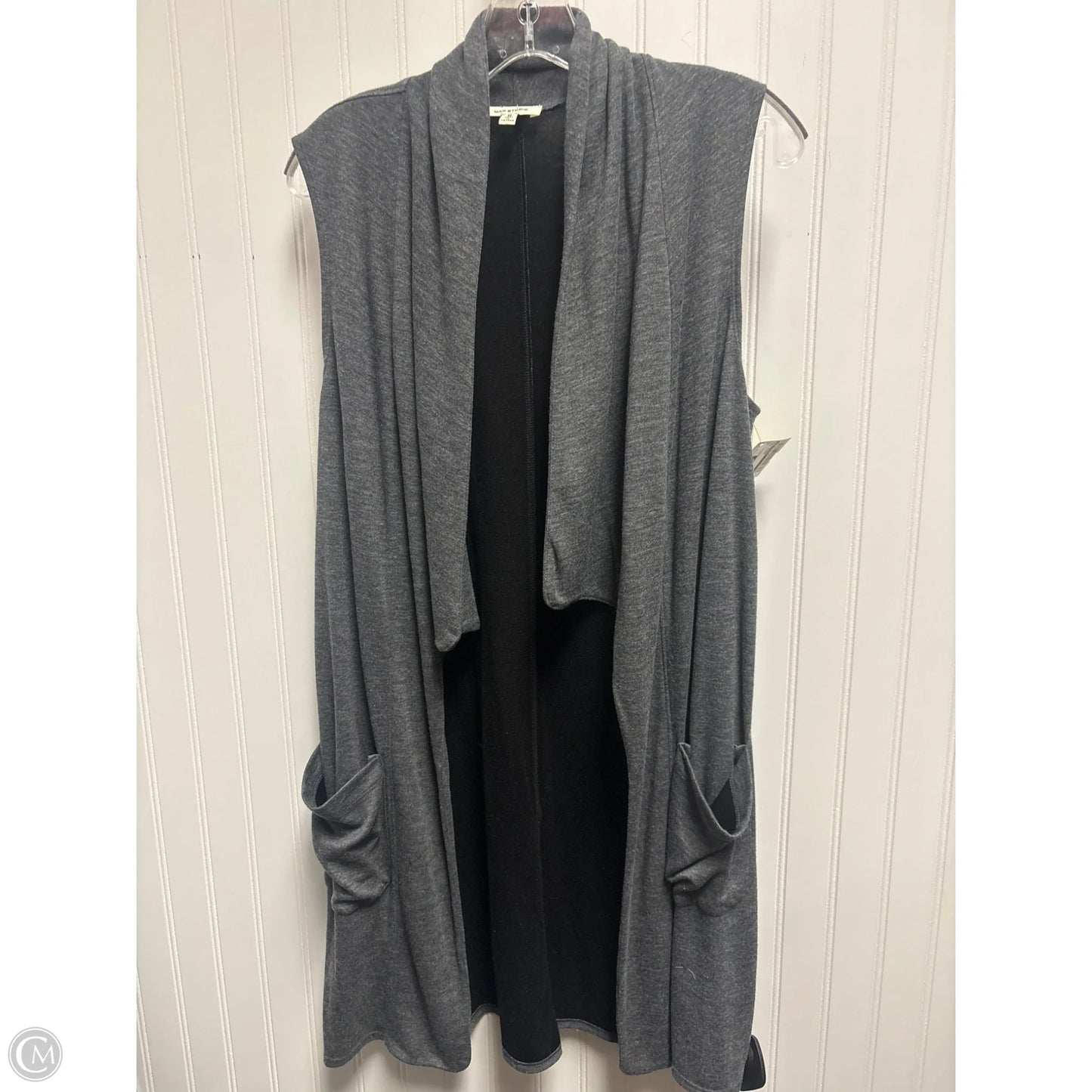 Vest Other By Max Studio In Grey, Size: M