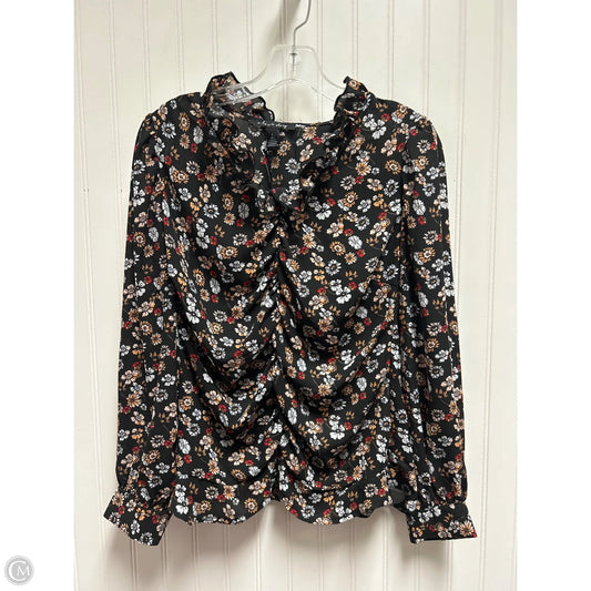 Top Long Sleeve By A Love Story In Black, Size: S