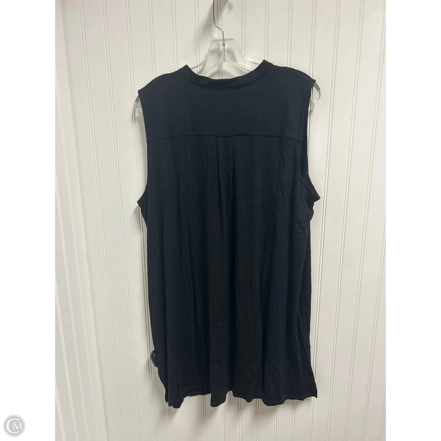 Top Sleeveless By Eileen Fisher In Black, Size: Xl