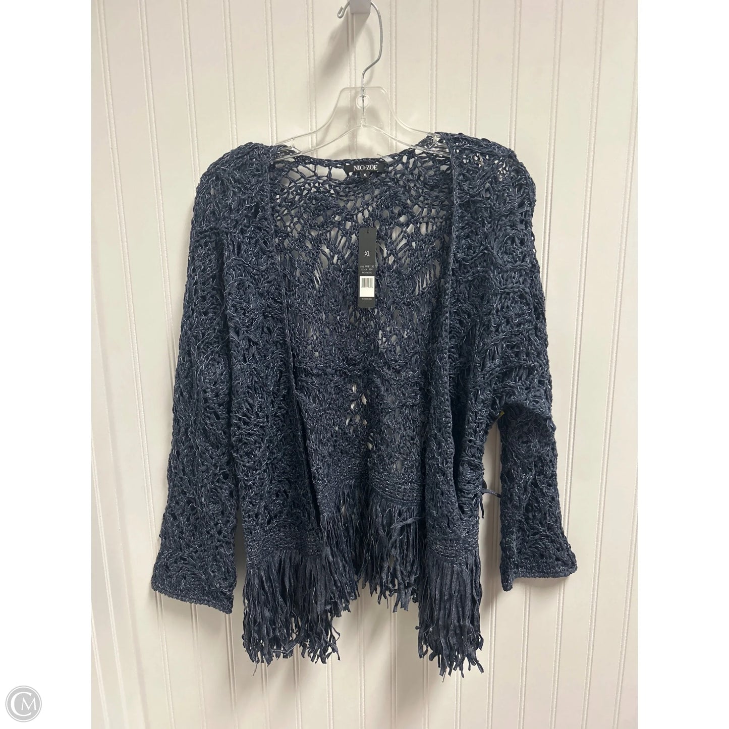 Shawl By Nic + Zoe In Blue, Size: Xl