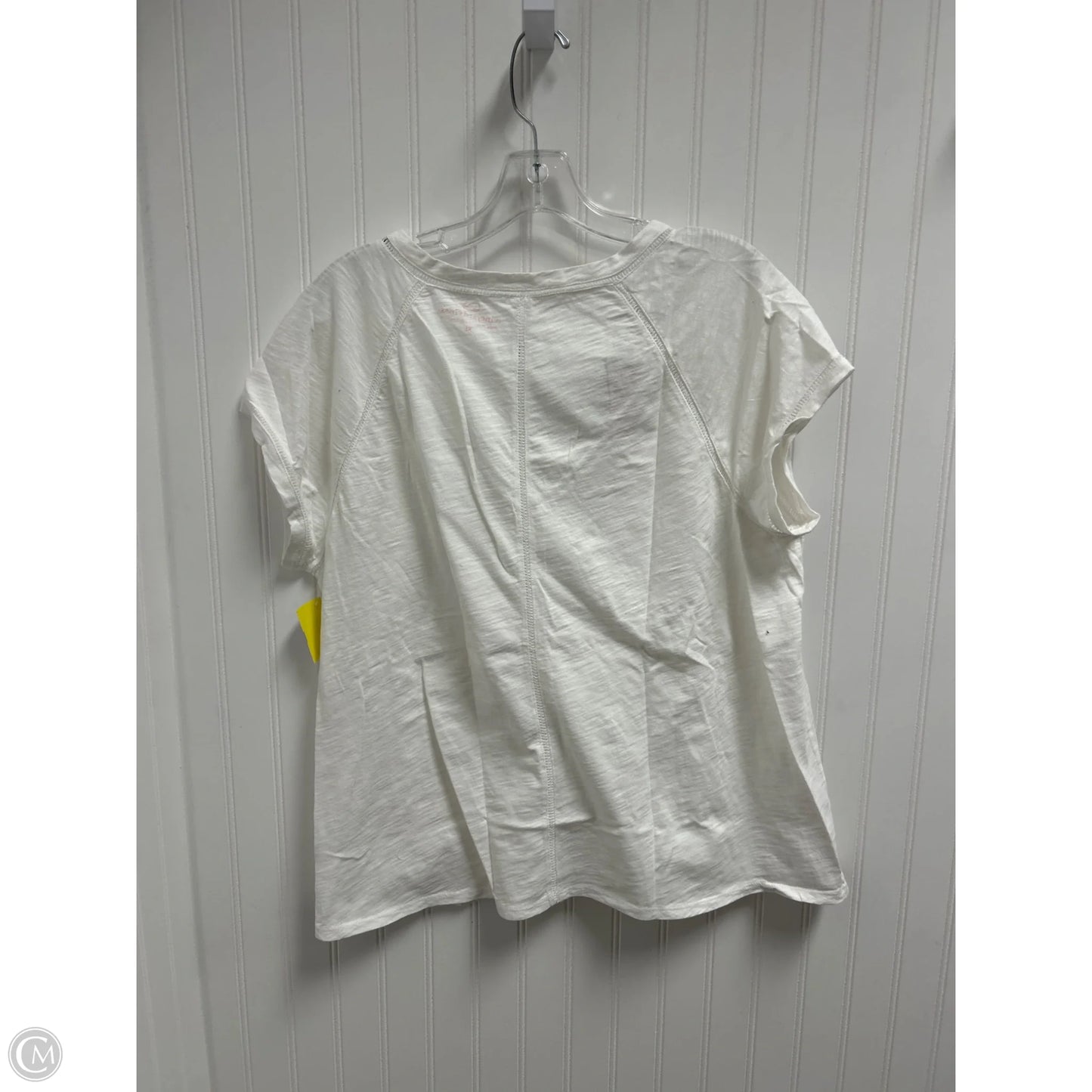 Top Short Sleeve By Vineyard Vines In White, Size: Xl
