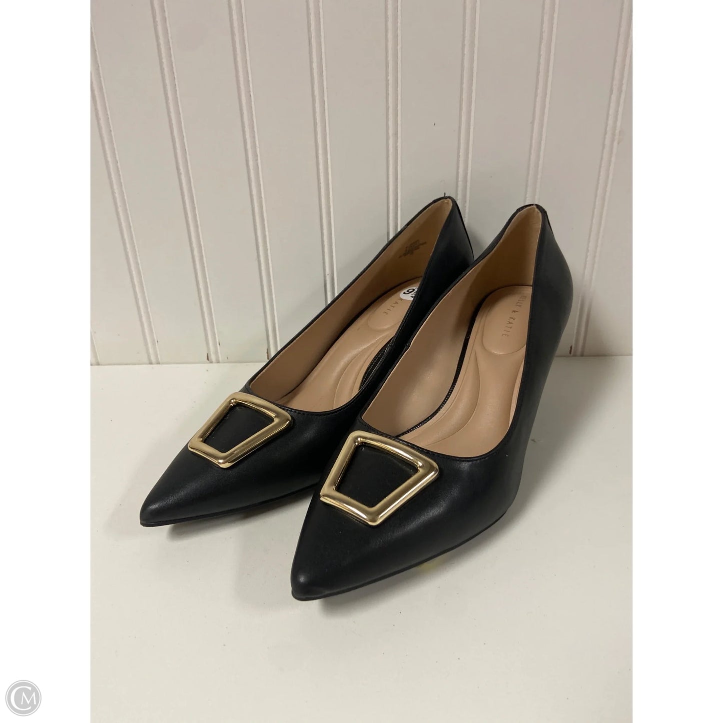 Shoes Heels Kitten By Kelly And Katie In Black, Size: 9.5