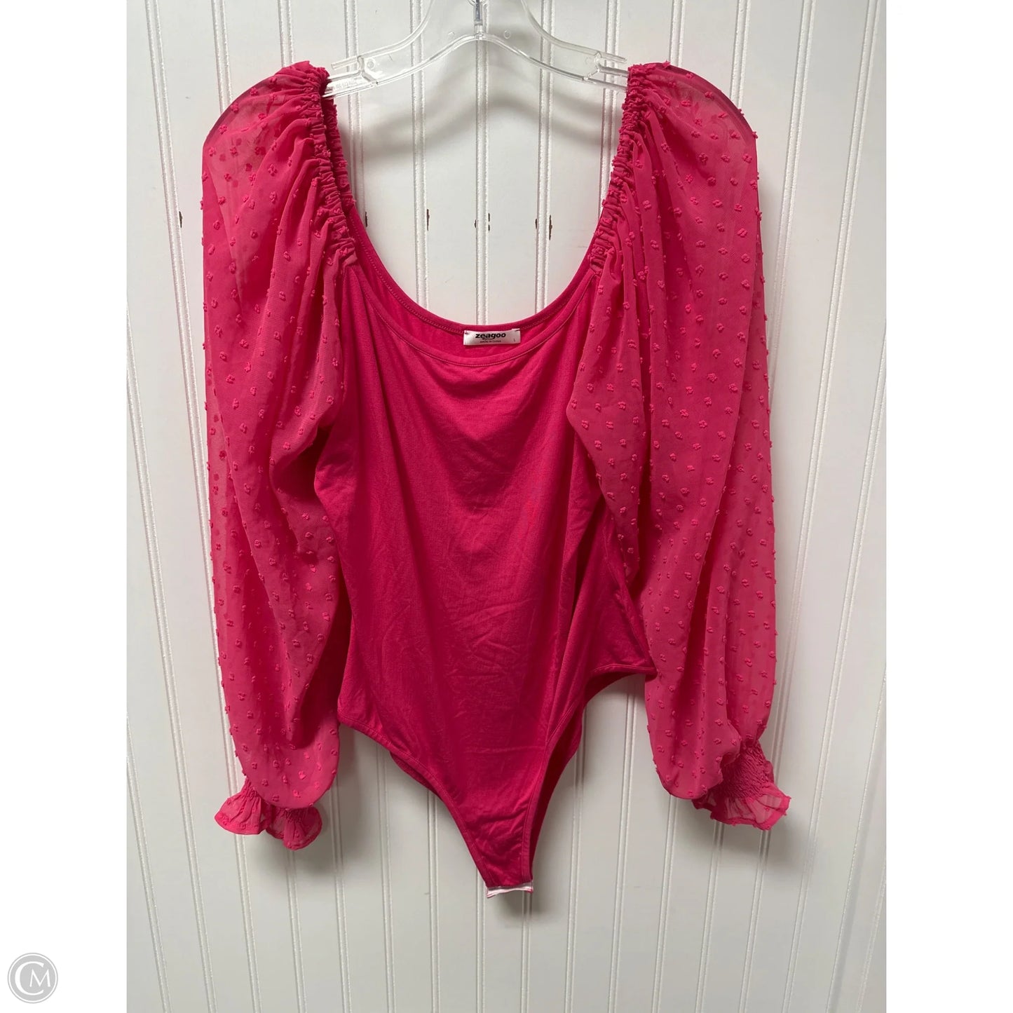 Bodysuit By Zeagoo In Pink, Size: L