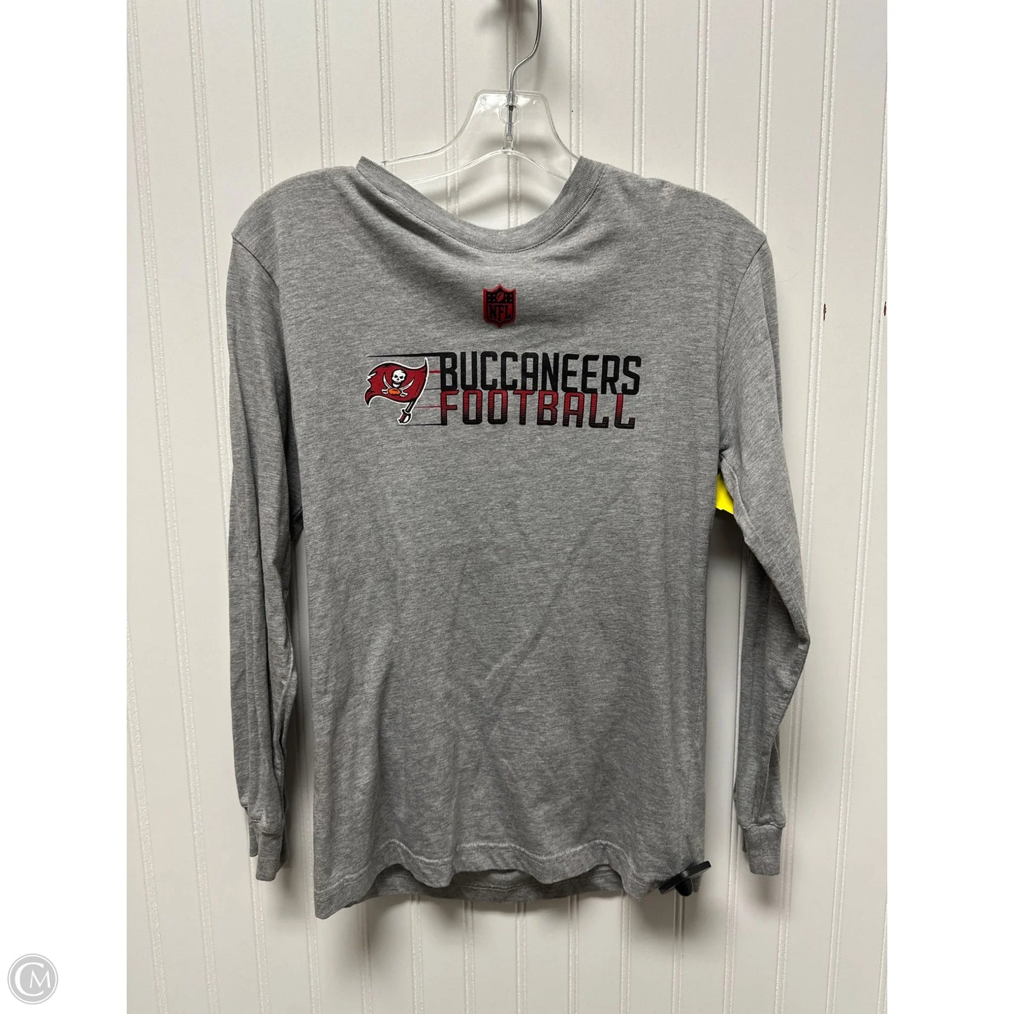 Top Long Sleeve By Nfl In Grey, Size: M