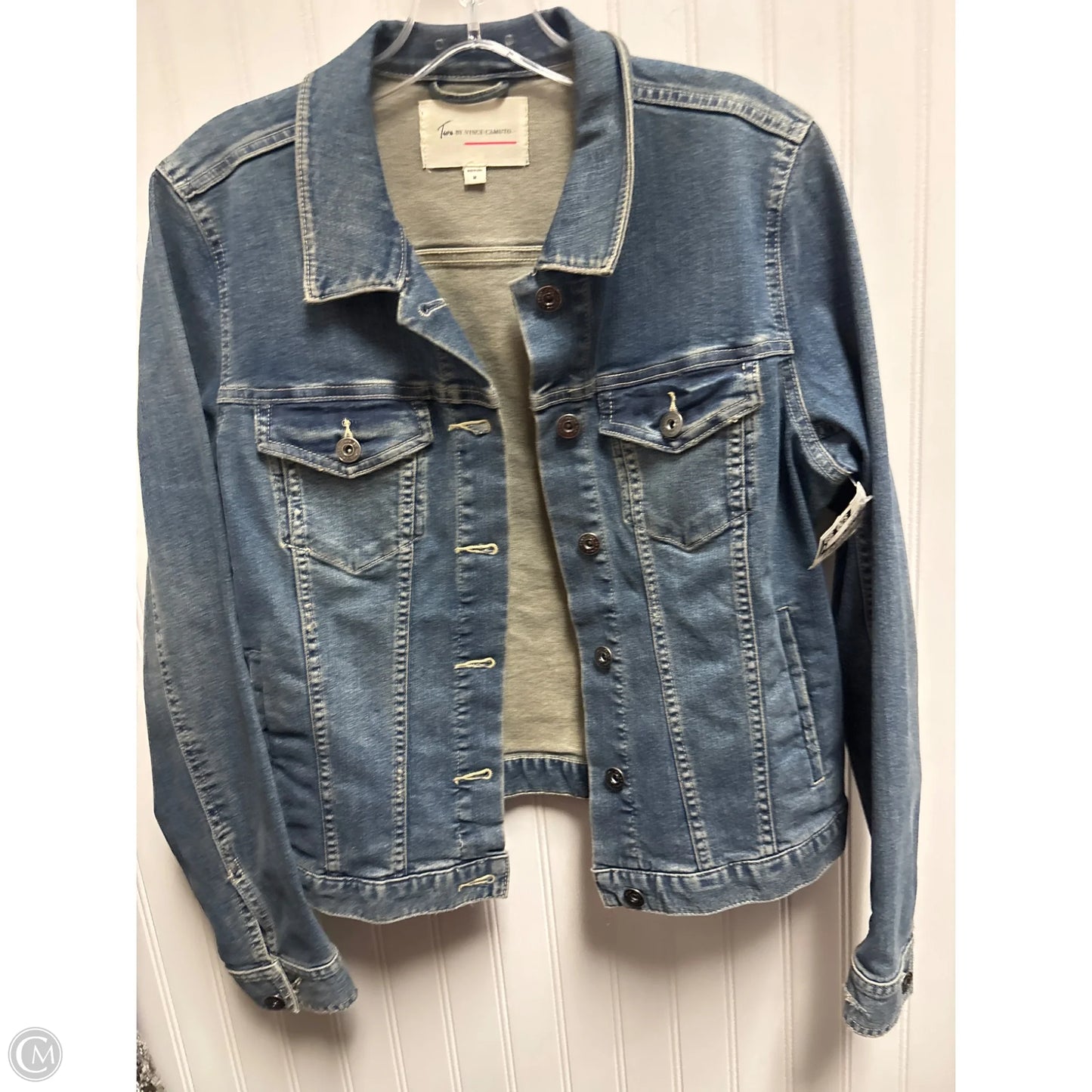 Jacket Denim By Two By Vince Camuto In Blue Denim, Size: M