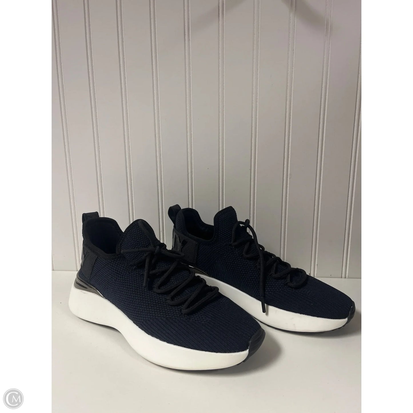 Shoes Sneakers By Dkny In Black, Size: 8.5