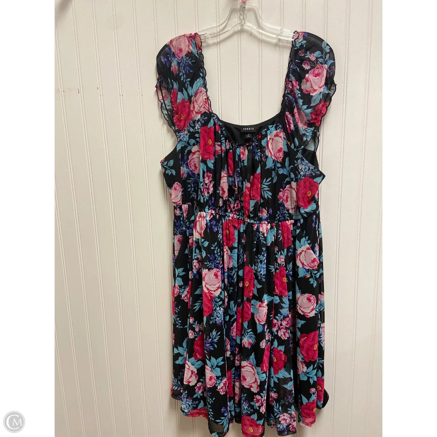 Dress Casual Short By Torrid In Floral Print, Size: 3x