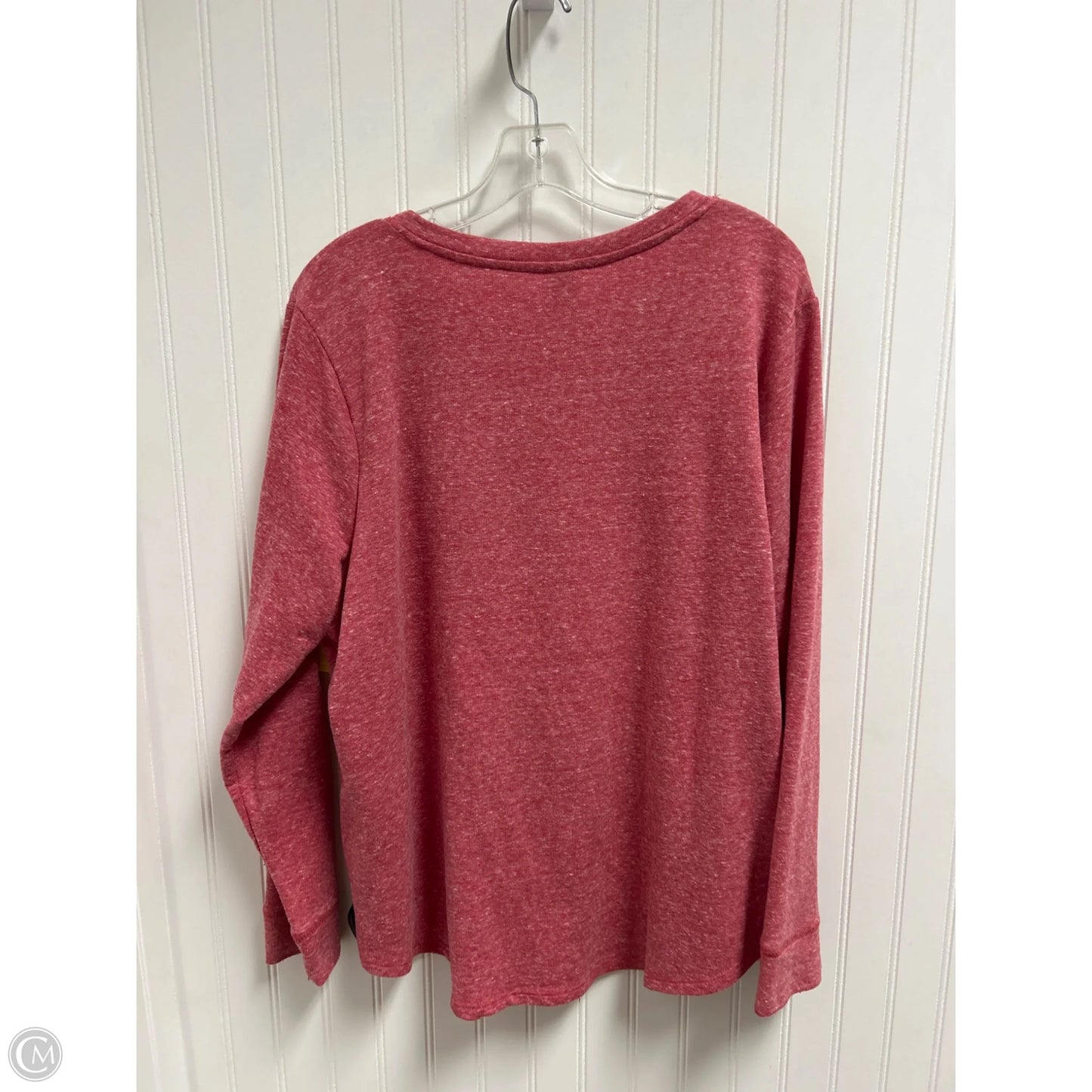 Top Long Sleeve By Clothes Mentor In Red, Size: 2x