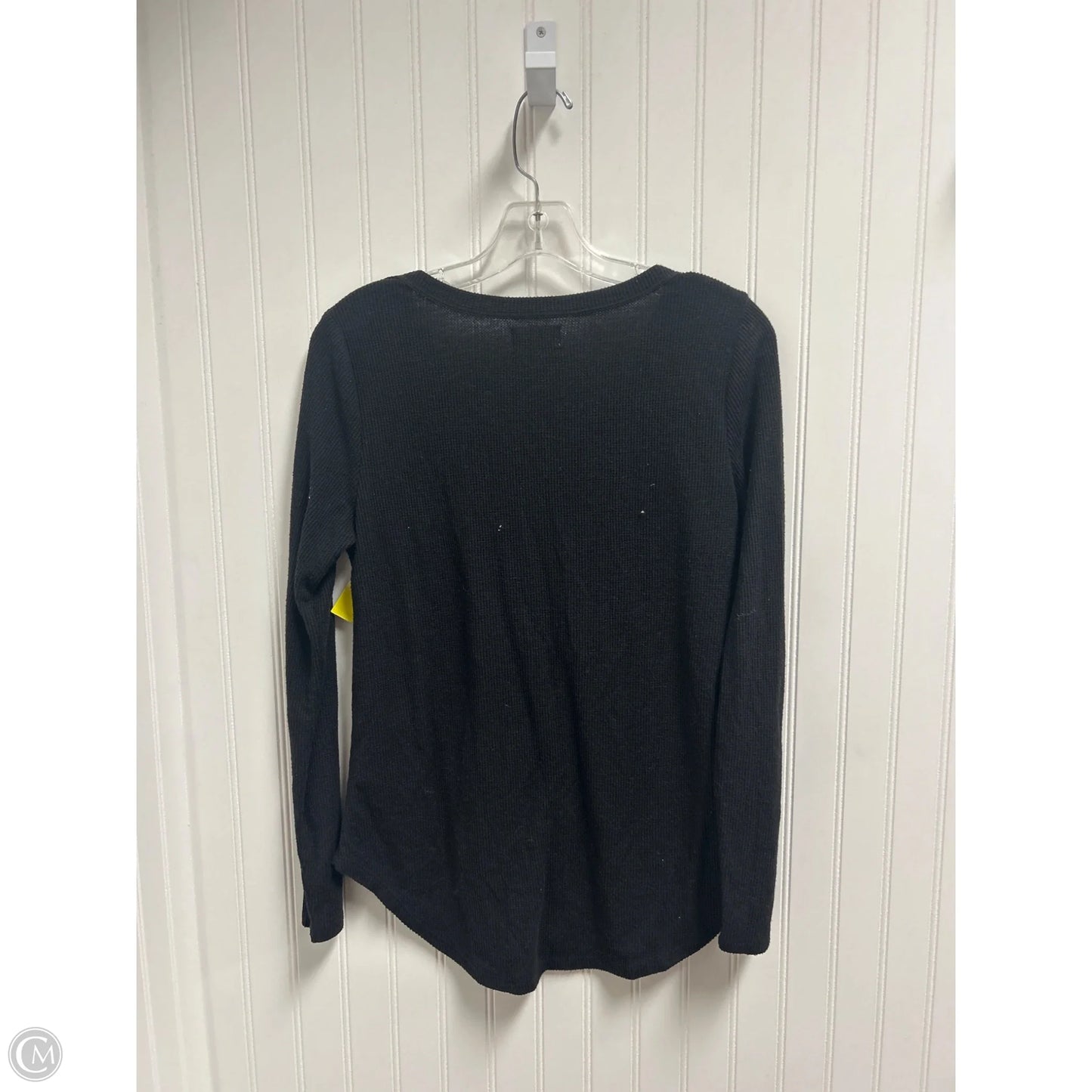 Top Long Sleeve Basic By Maurices In Black, Size: M