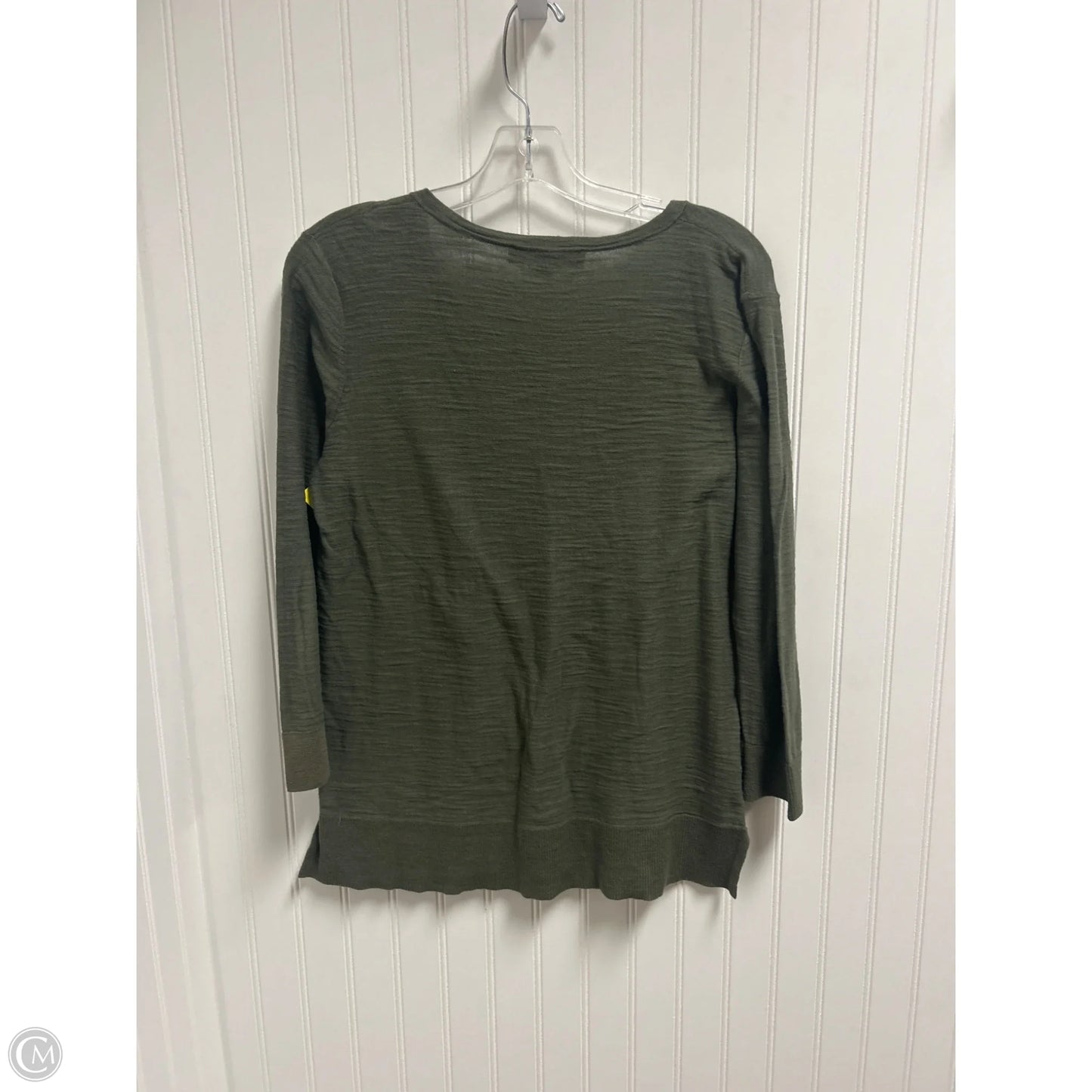 Top Long Sleeve By Loft In Green, Size: S
