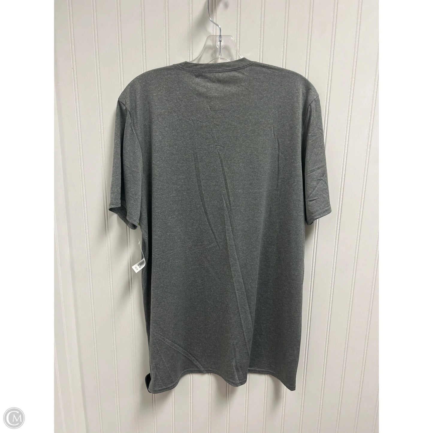 Top Short Sleeve By Majestic In Grey, Size: L