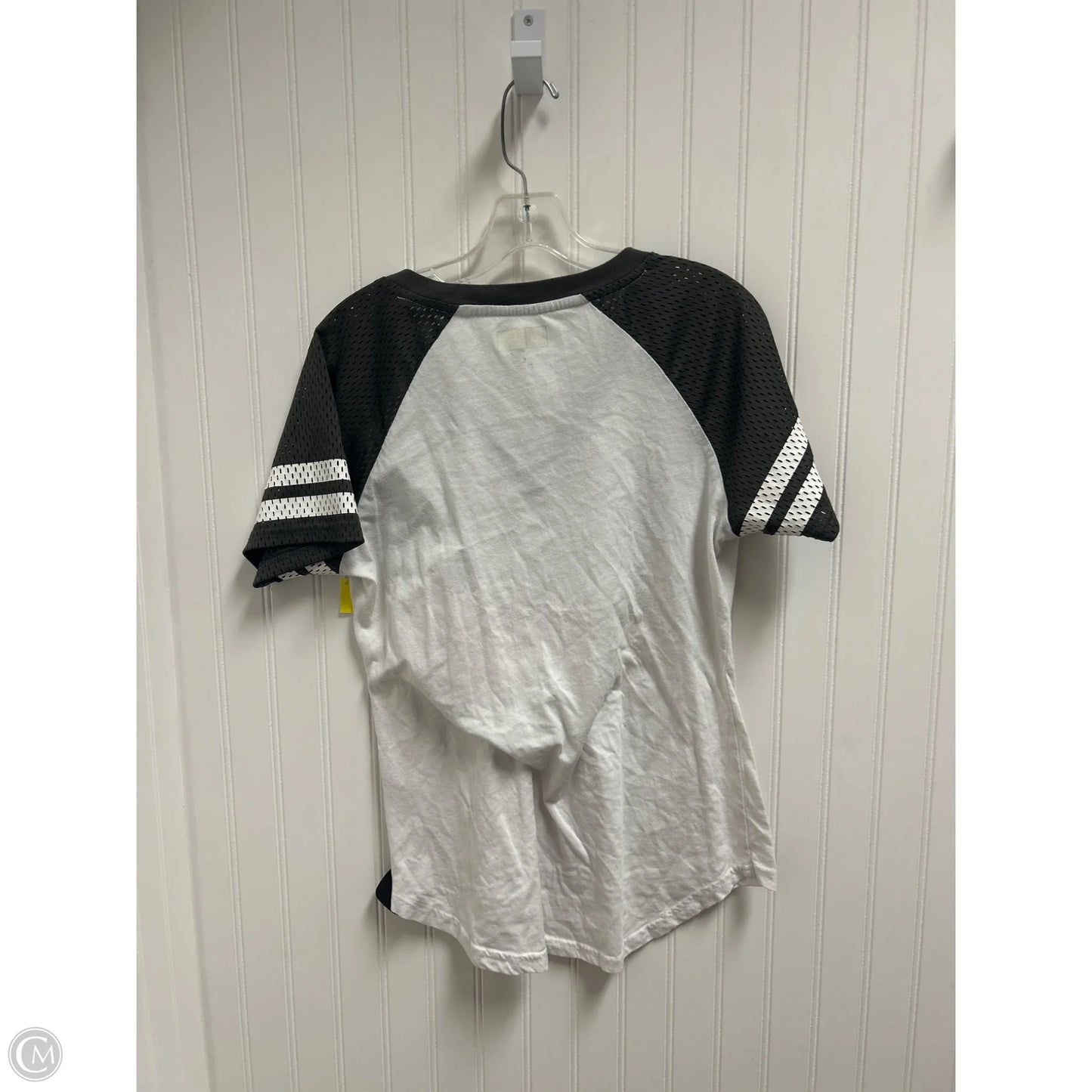 Top Short Sleeve By Nfl In White, Size: L