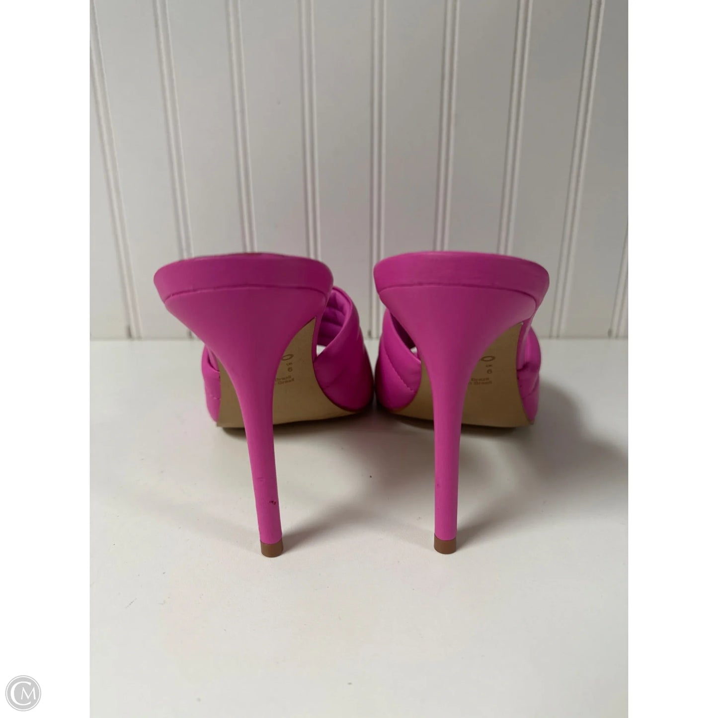 Sandals Heels Stiletto By Aldo In Pink, Size: 8.5