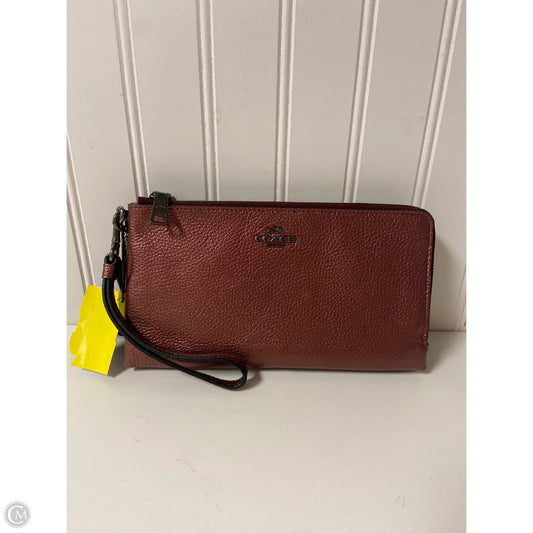 Wristlet Designer By Coach, Size: Large