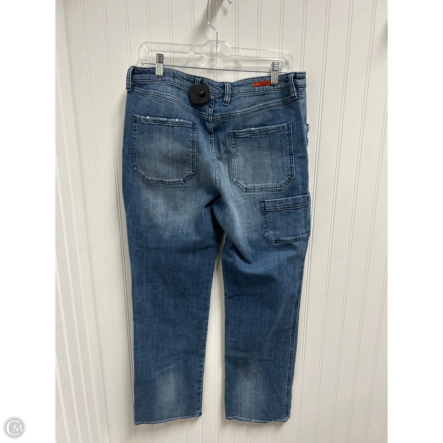 Jeans Straight By Pilcro In Blue Denim, Size: 8