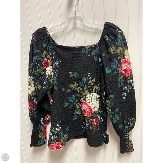 Top Long Sleeve By Loft In Black, Size: Sp