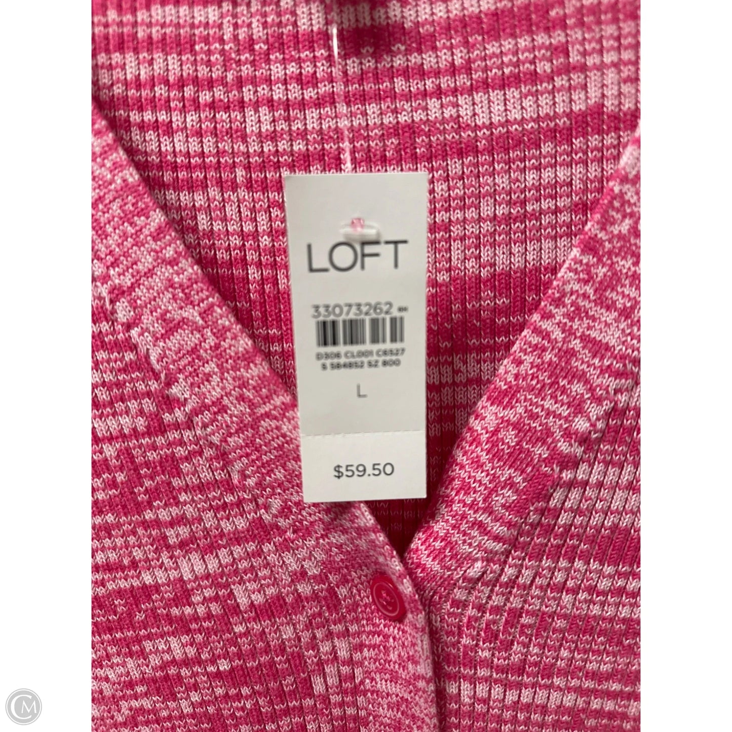 Cardigan By Loft In Pink, Size: L