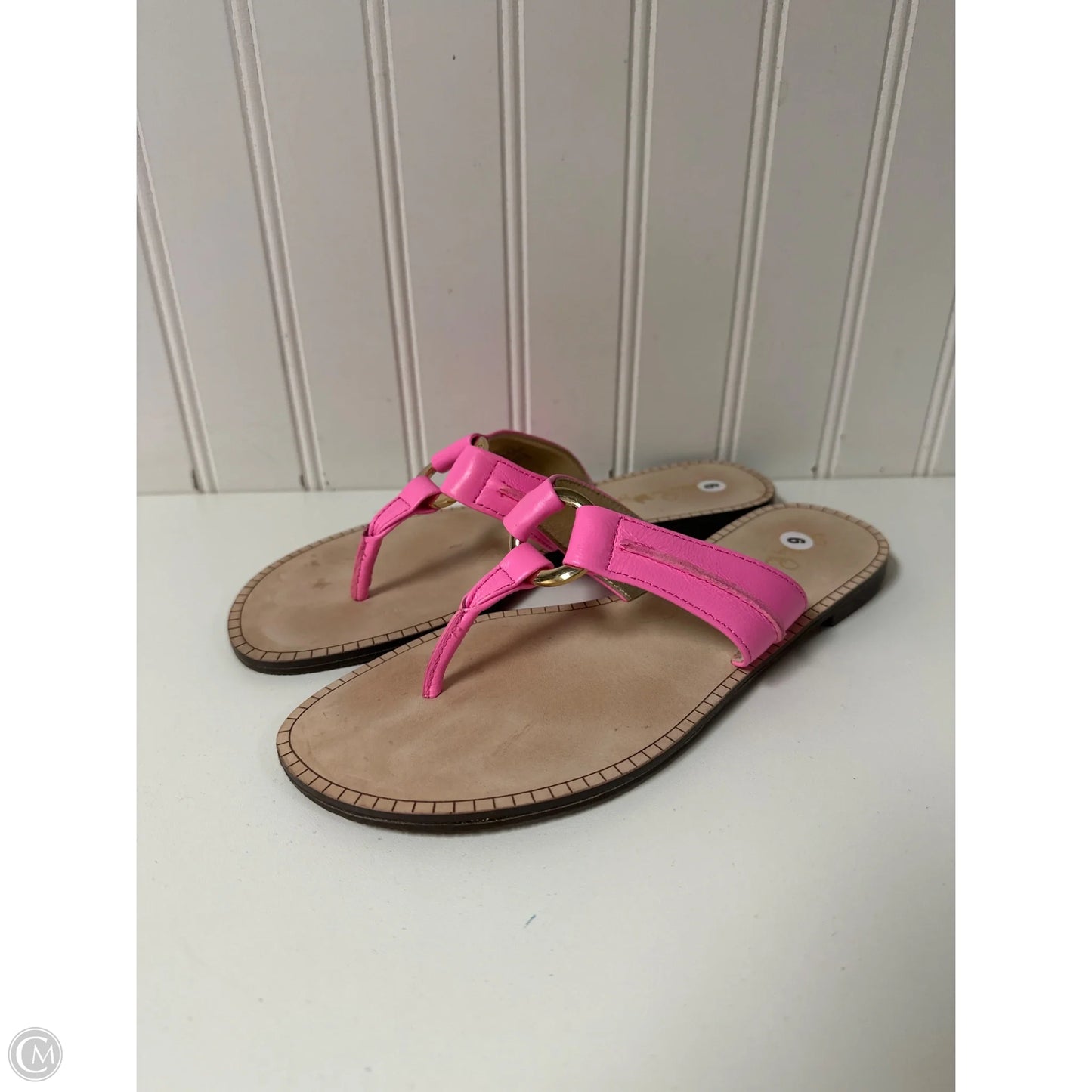 Sandals Designer By Lilly Pulitzer In Pink, Size: 6