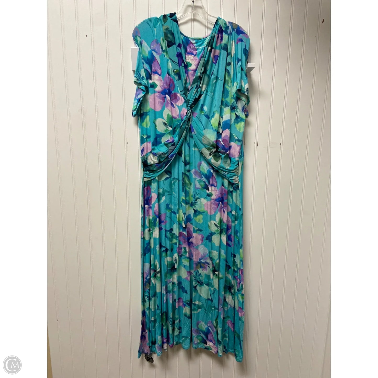 Dress Casual Maxi By Soft Surroundings In Blue & Purple, Size: 1x