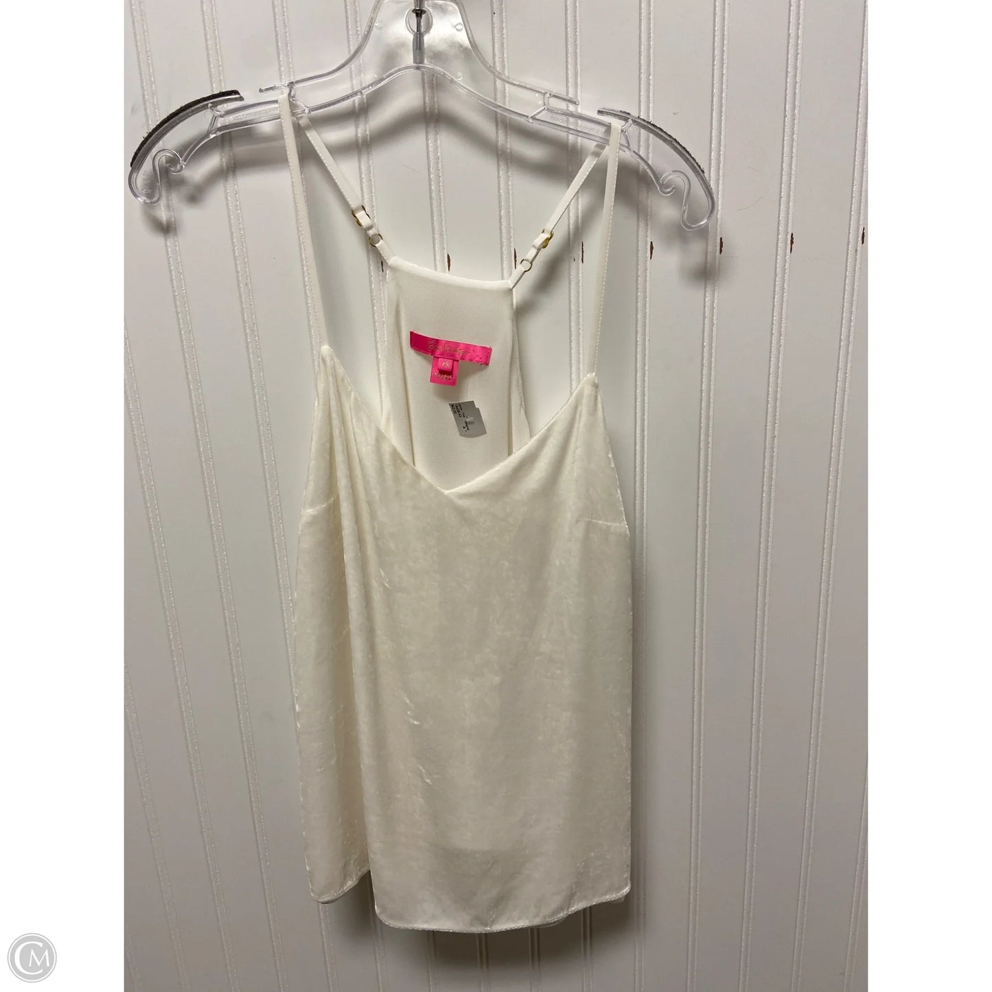 Tank Top Designer By Lilly Pulitzer In Cream, Size: Xs