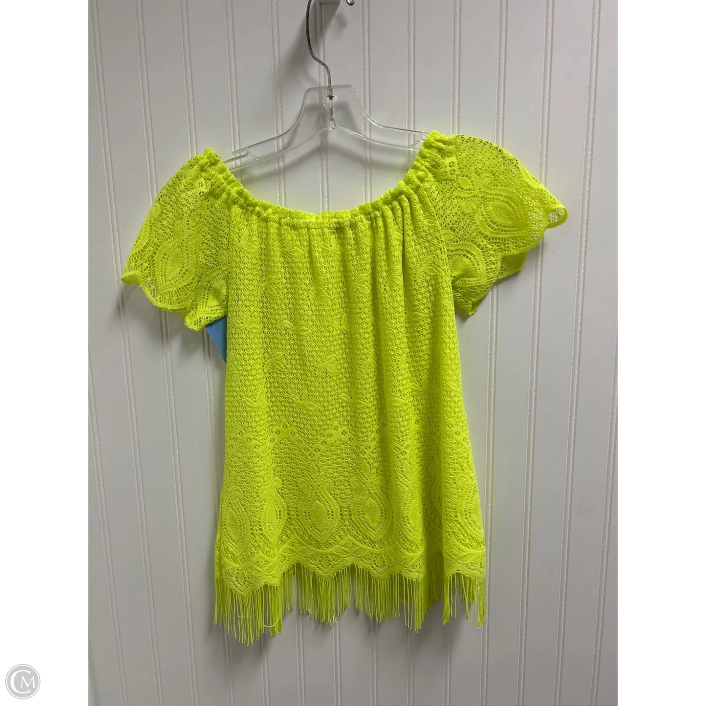 Top Sleeveless Designer By Lilly Pulitzer In Yellow, Size: Xs