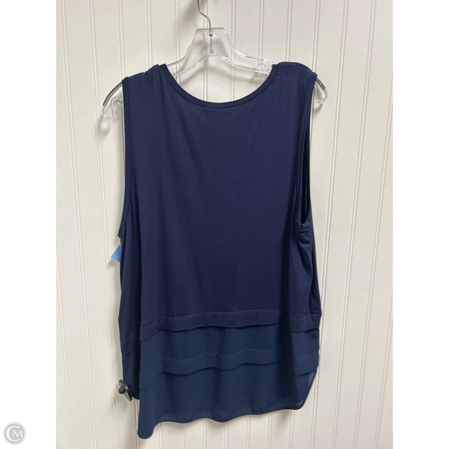 Tank Top By Michael By Michael Kors In Blue, Size: Xl