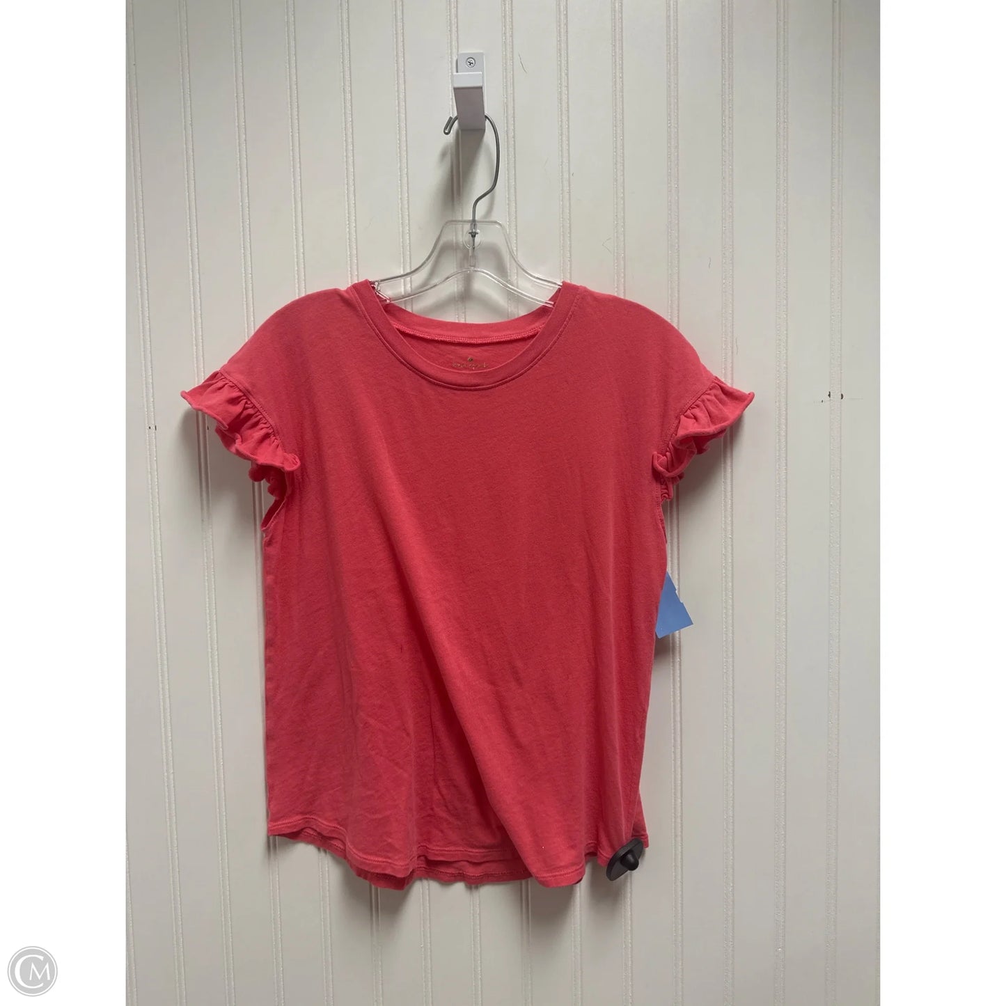 Top Short Sleeve Designer By Kate Spade In Pink, Size: Xs