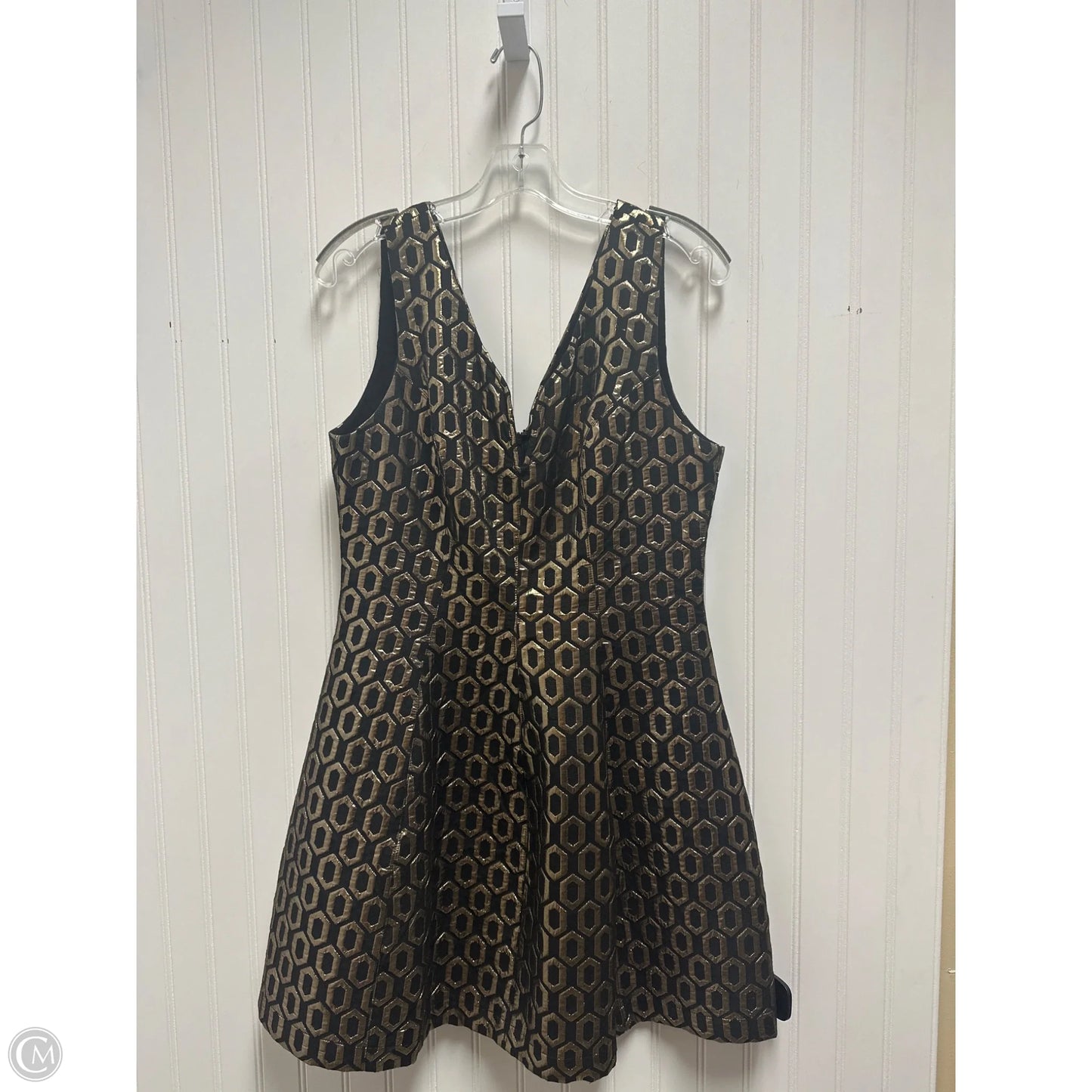 Dress Party Short By Ark And Co In Black & Gold, Size: S