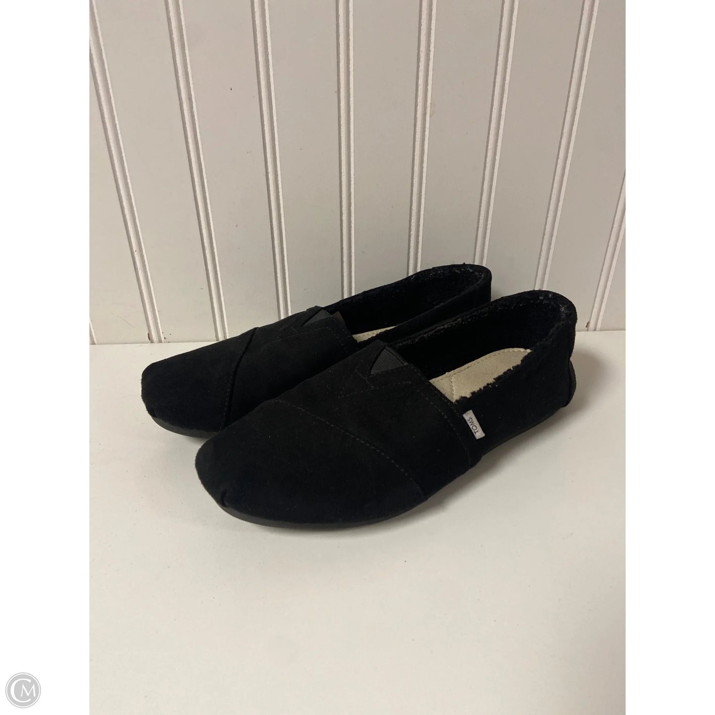 Shoes Flats By Toms In Black, Size: 7