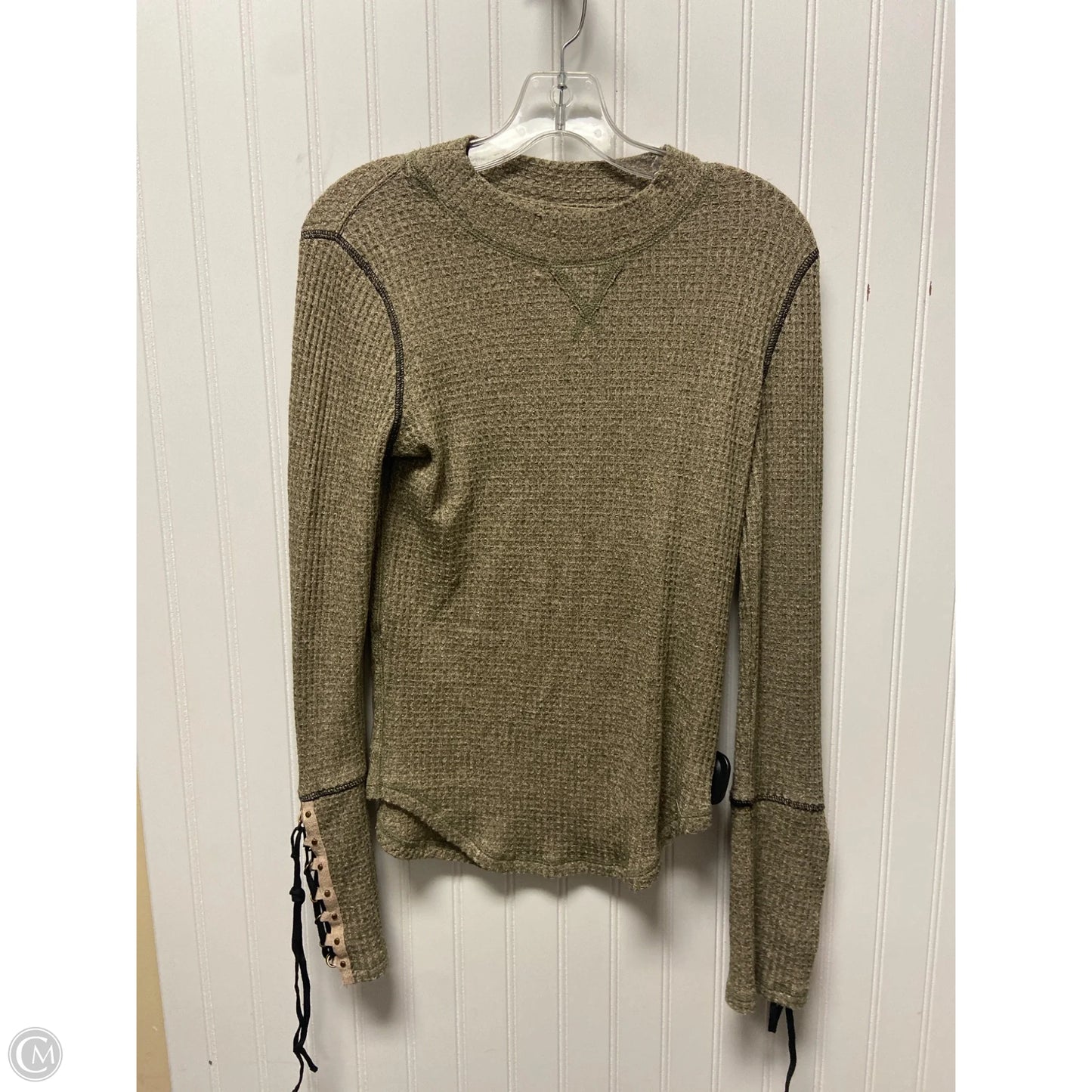 Top Long Sleeve By Free People In Green, Size: L