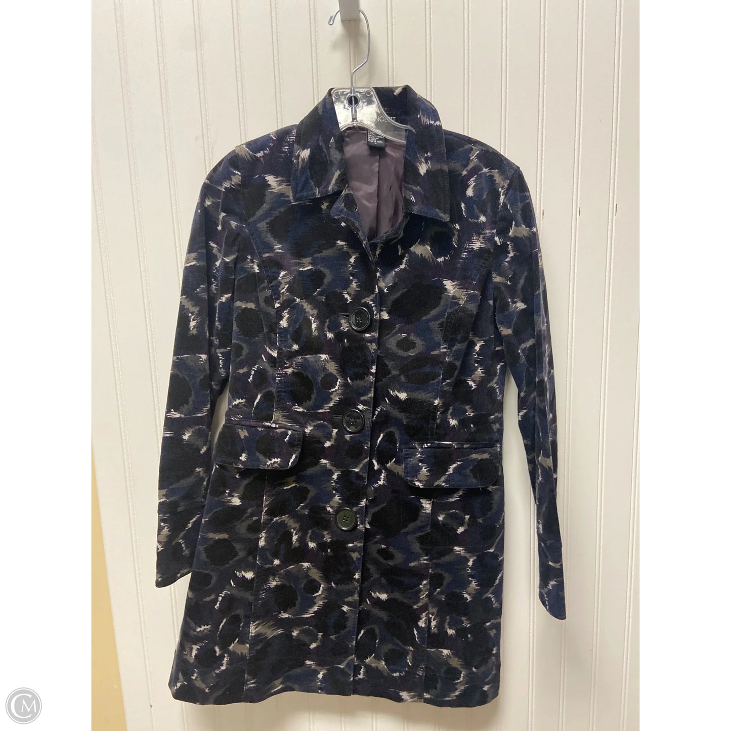 Coat Peacoat By Clothes Mentor In Multi-colored, Size: S