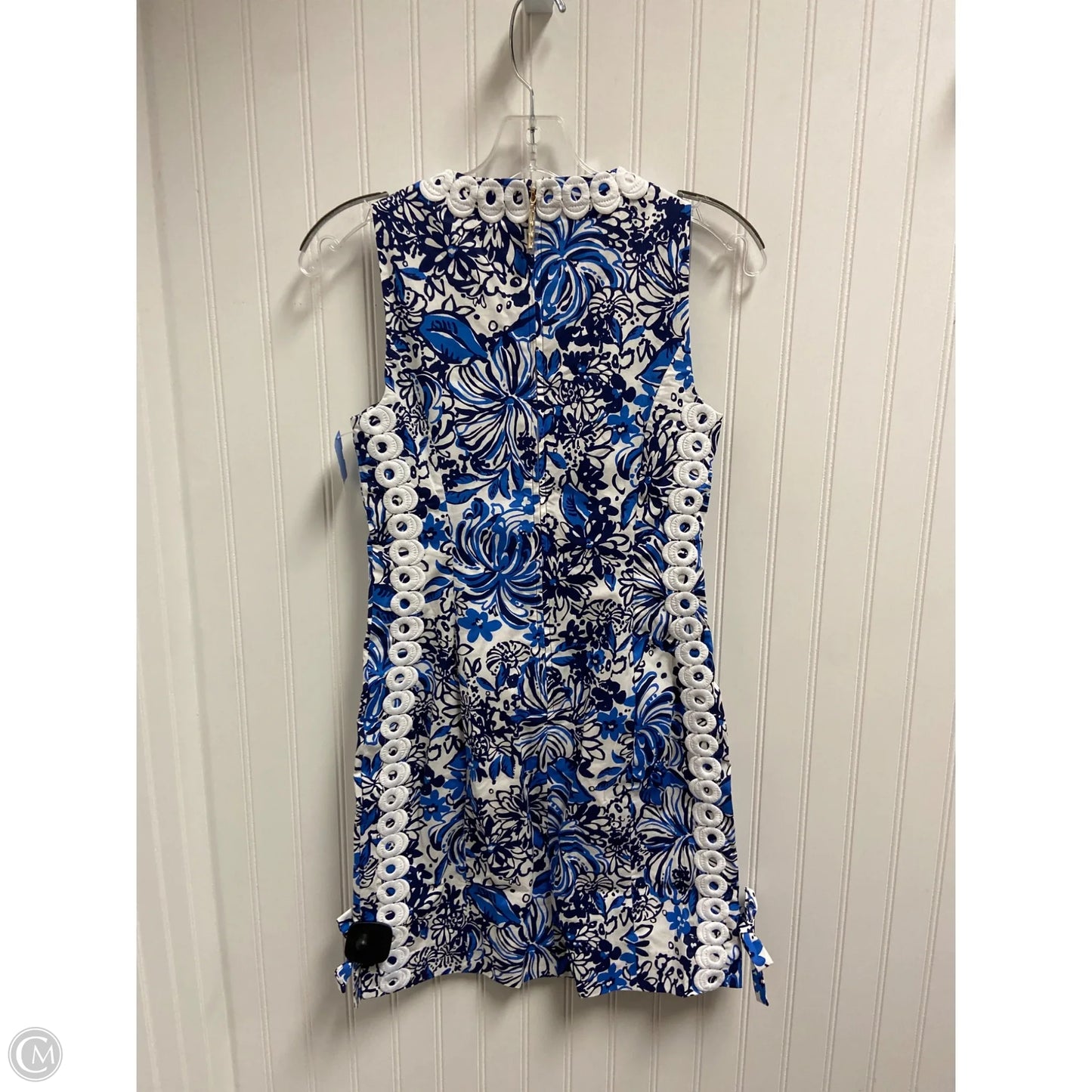 Dress Designer By Lilly Pulitzer In Blue & White, Size: Xs