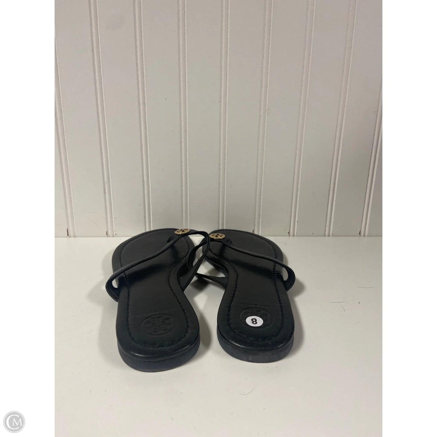 Sandals Designer By Tory Burch In Black, Size: 8