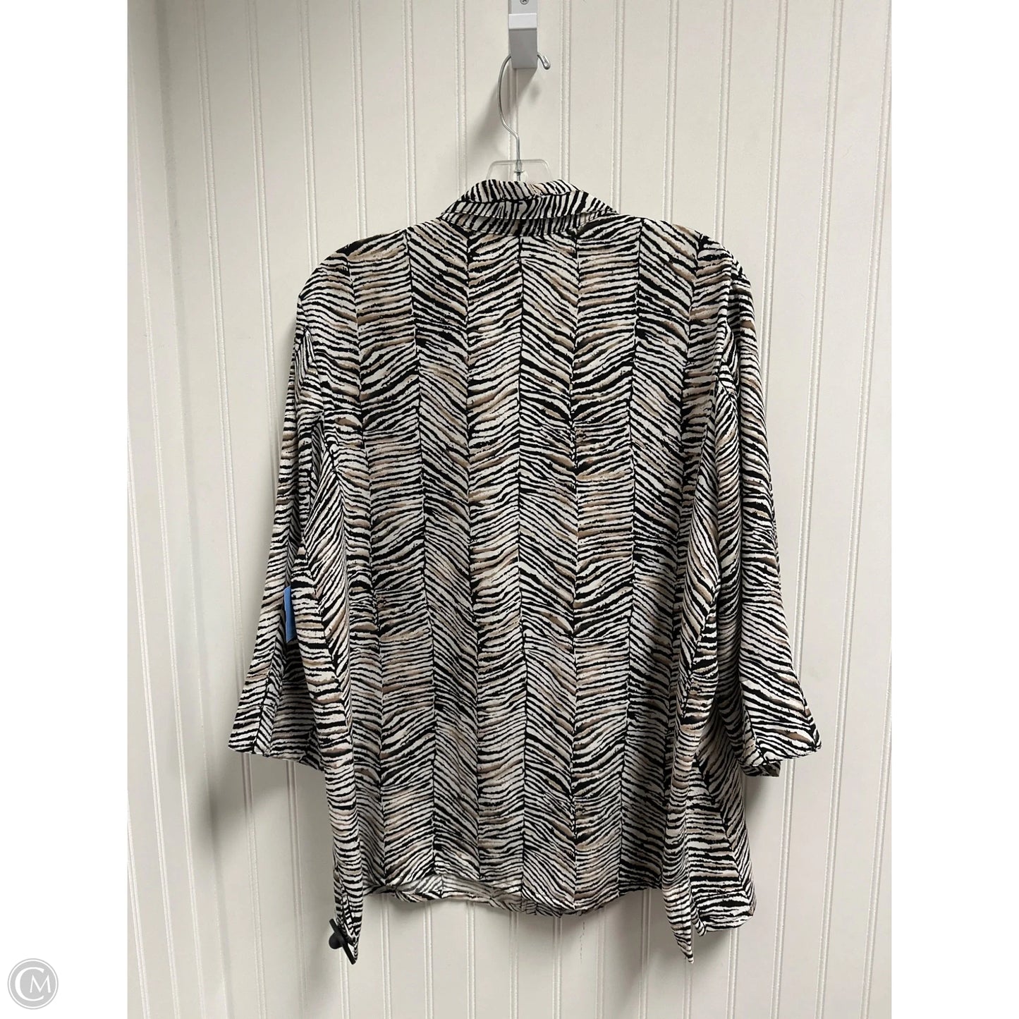 Top 3/4 Sleeve By Alia In Animal Print, Size: 2x