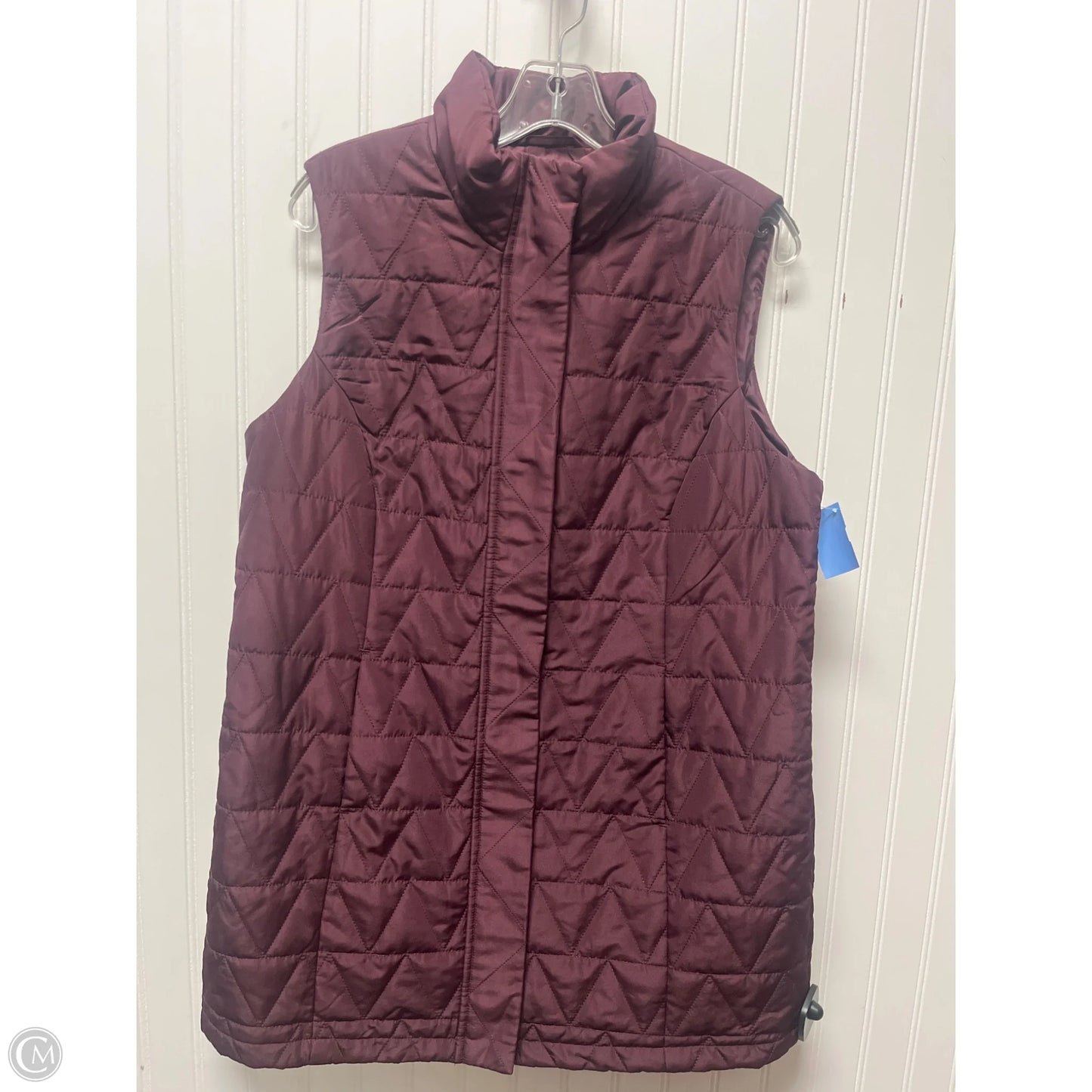 Vest Puffer & Quilted By Christopher And Banks In Purple, Size: M