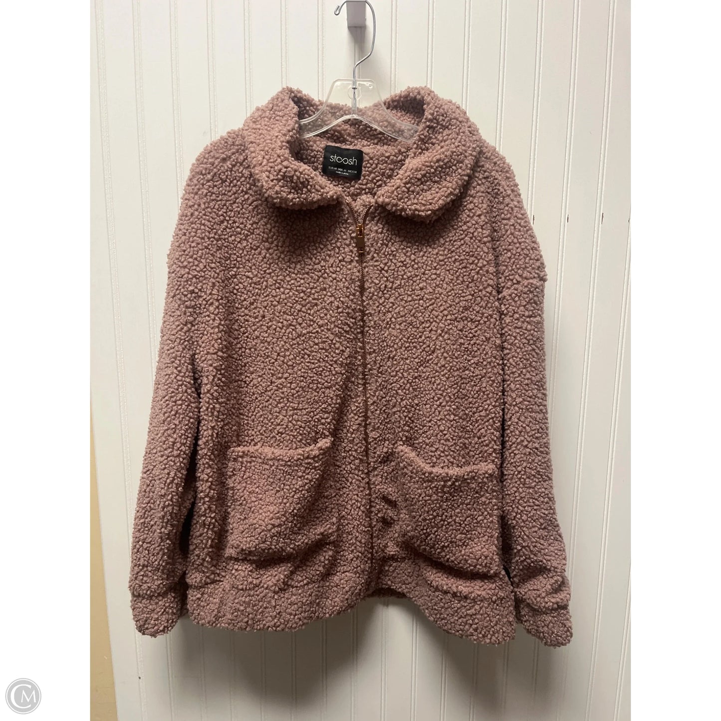 Jacket Fleece By Clothes Mentor In Mauve, Size: M