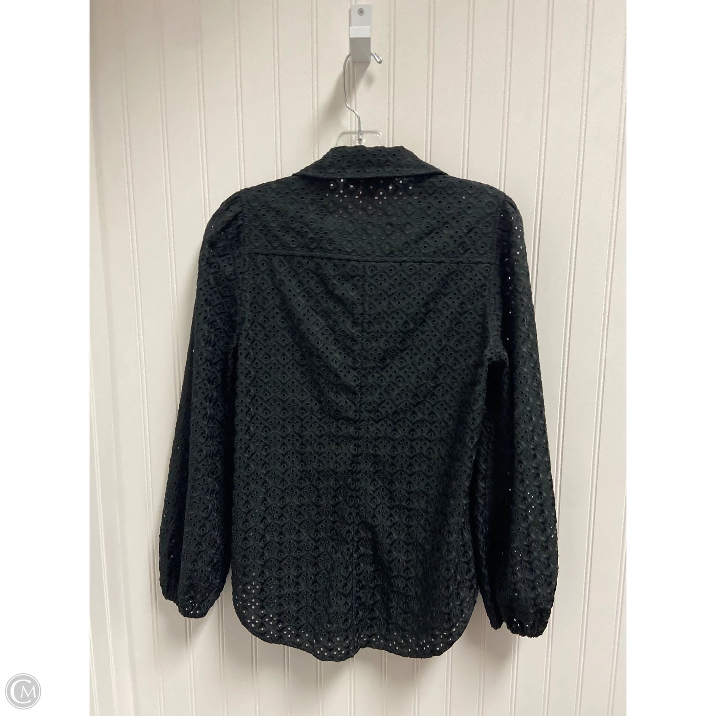 Top Long Sleeve Designer By Lilly Pulitzer In Black, Size: S