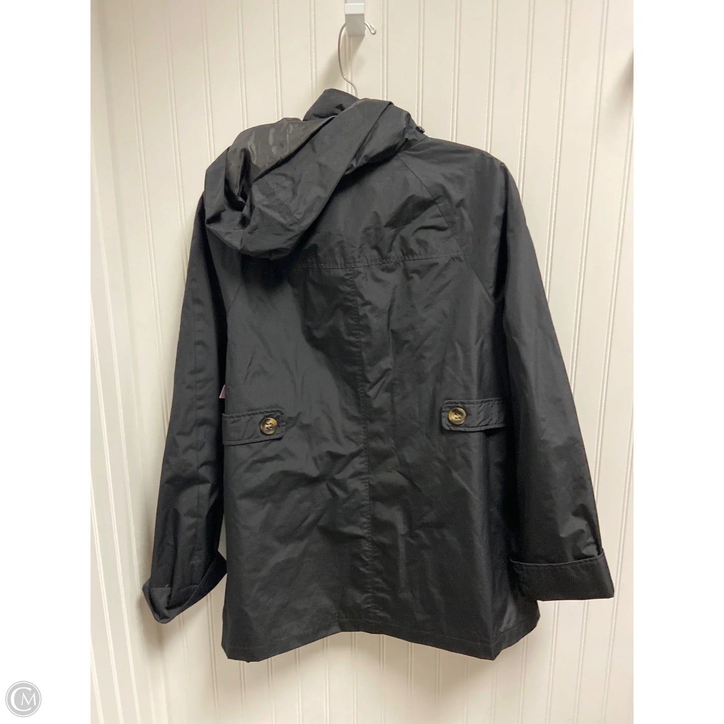 Coat Raincoat By White Stag In Black, Size: L