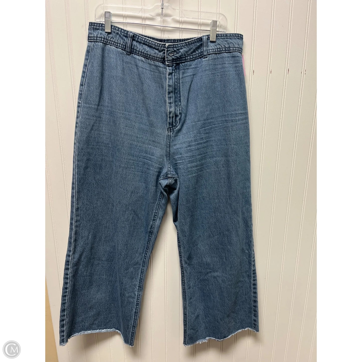 Jeans Wide Leg By Venus In Blue Denim, Size: 16