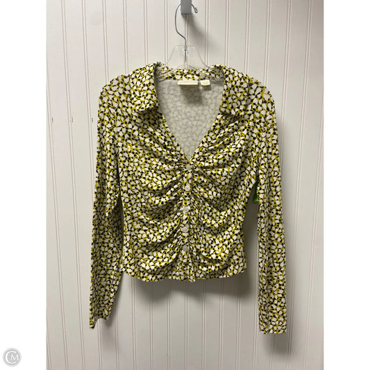 Top Long Sleeve By Maeve In Green, Size: M