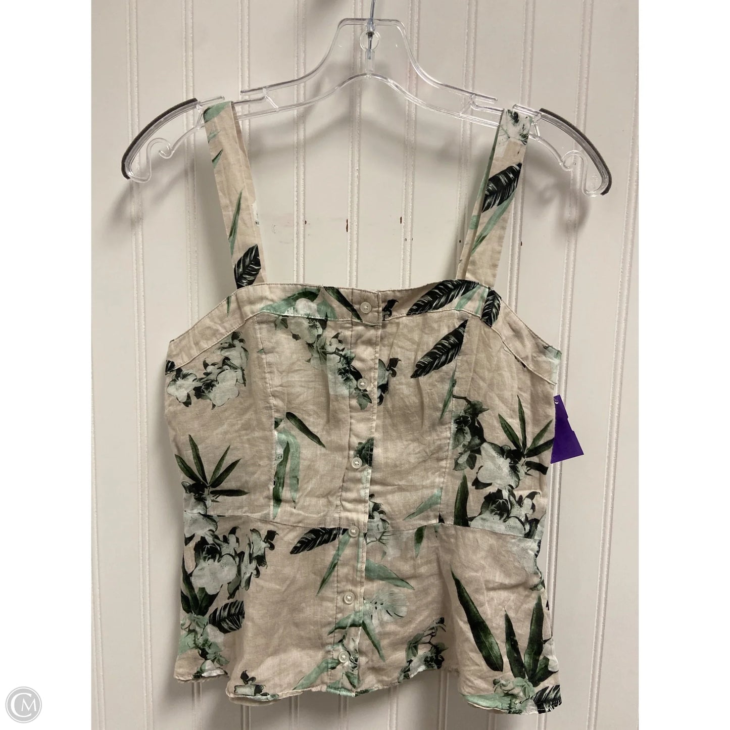 Top Sleeveless By Banana Republic In Taupe, Size: Xs