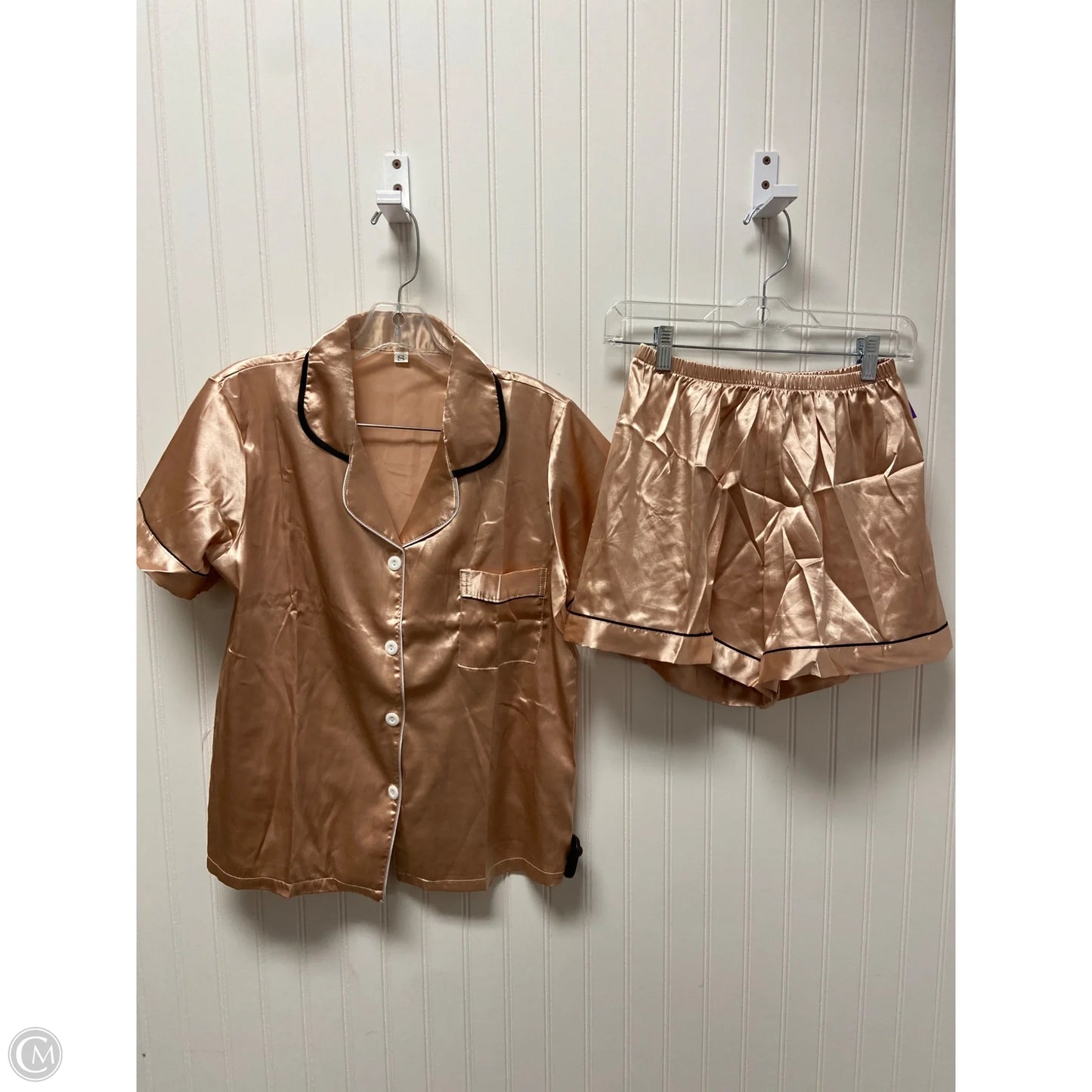 Pajamas 2pc By Clothes Mentor In Peach, Size: S