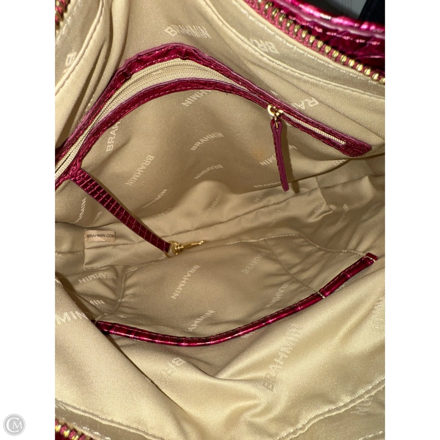 Handbag Designer By Brahmin, Size: Medium