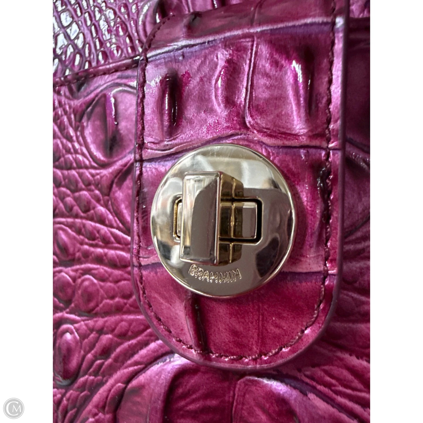Handbag Designer By Brahmin, Size: Medium