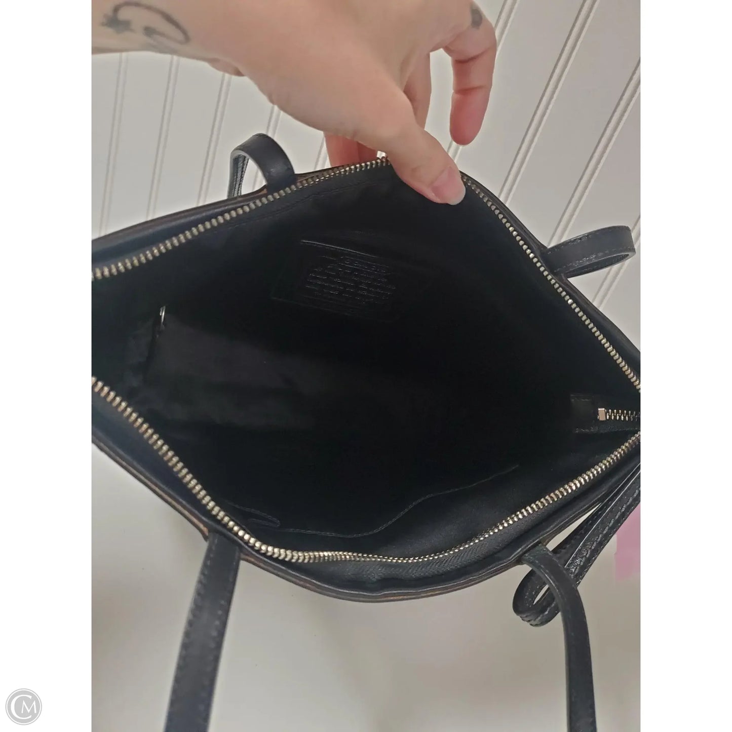 Handbag Designer By Coach, Size: Medium