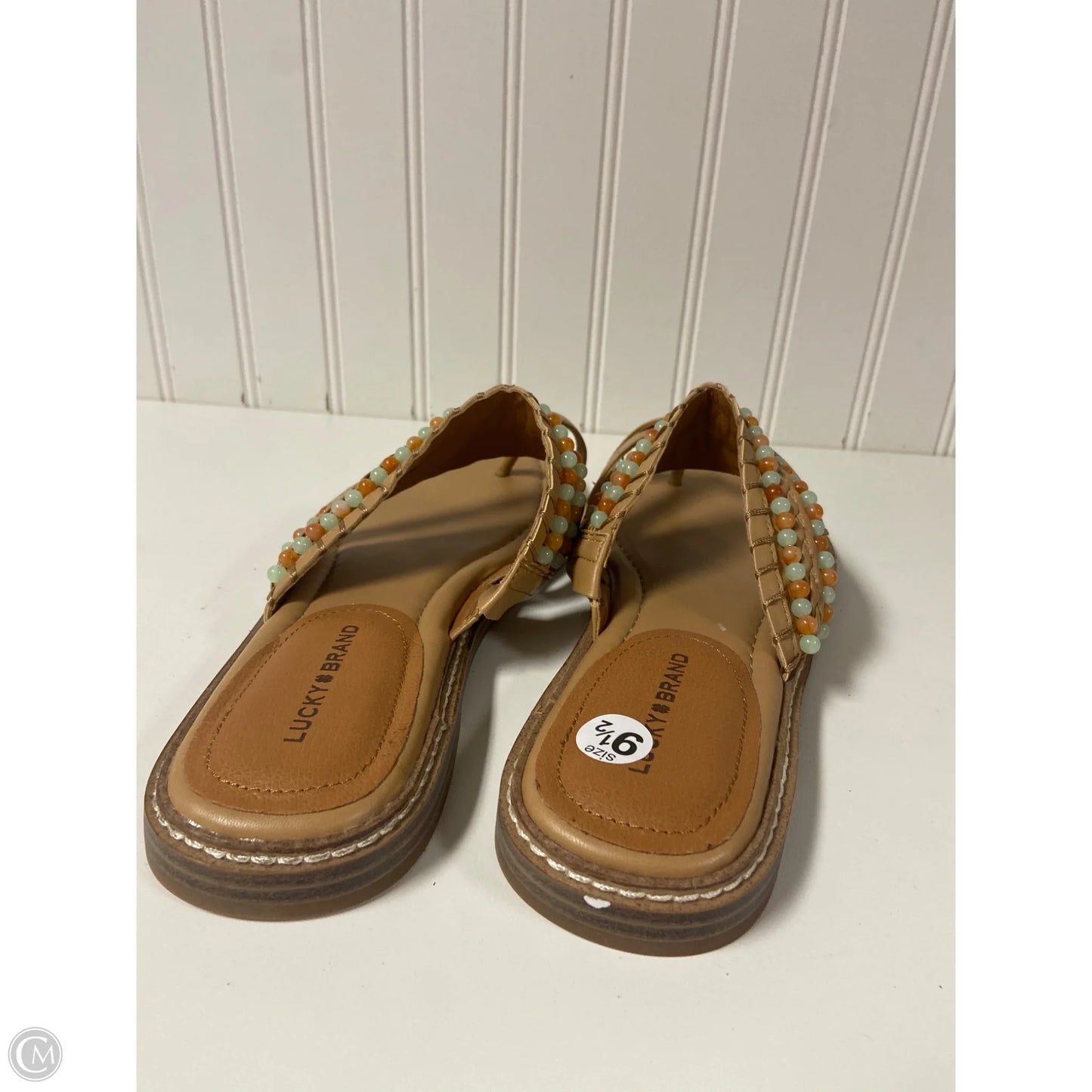Sandals Flats By Lucky Brand In Tan, Size: 9.5