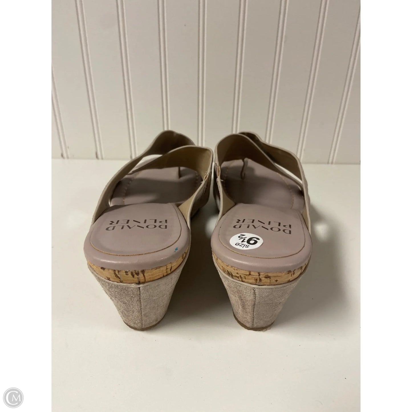 Sandals Heels Wedge By Donald Pliner In Mauve, Size: 9.5