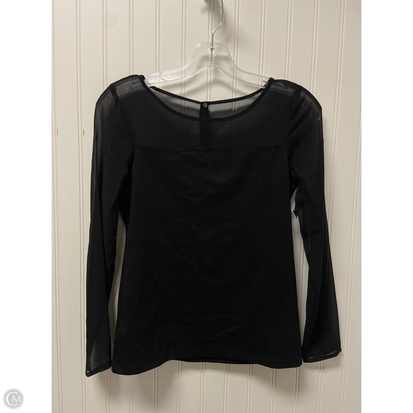 Top Long Sleeve By Ann Taylor In Black, Size: Xs
